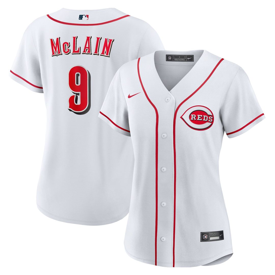 Cincinnati Reds Matt McLain Nike Women's Home Replica Jersey - White Team Jersey Sports Fan Apparel