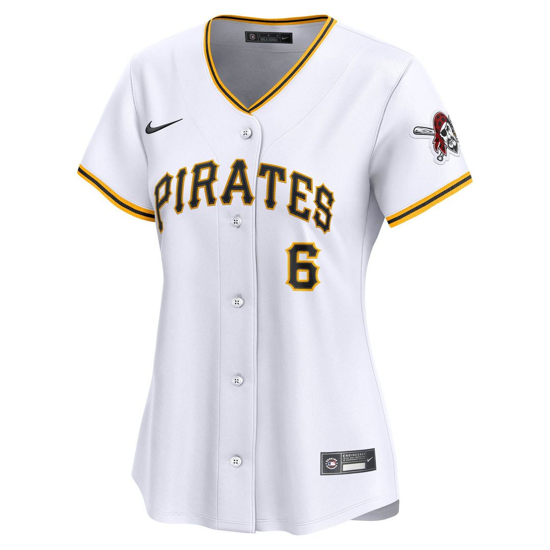 Pittsburgh Pirates Konnor Griffin Nike Women's Home Limited Jersey - White Team Jersey Sports Fan Apparel