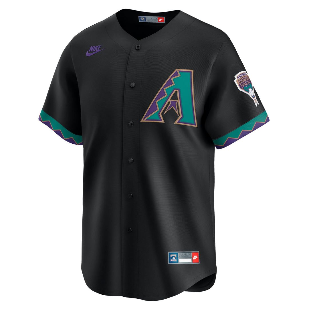 Arizona Diamondbacks Randy Johnson Nike Throwback Cooperstown Limited Jersey - Black Team Jersey Sports Fan Apparel