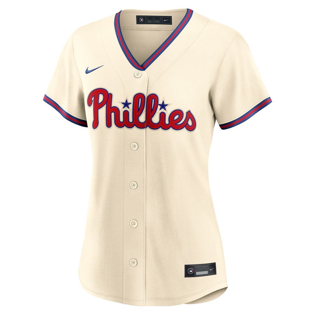Philadelphia Phillies Bryce Harper Nike Women's Alternate Replica Jersey - Cream Team Jersey Sports Fan Apparel