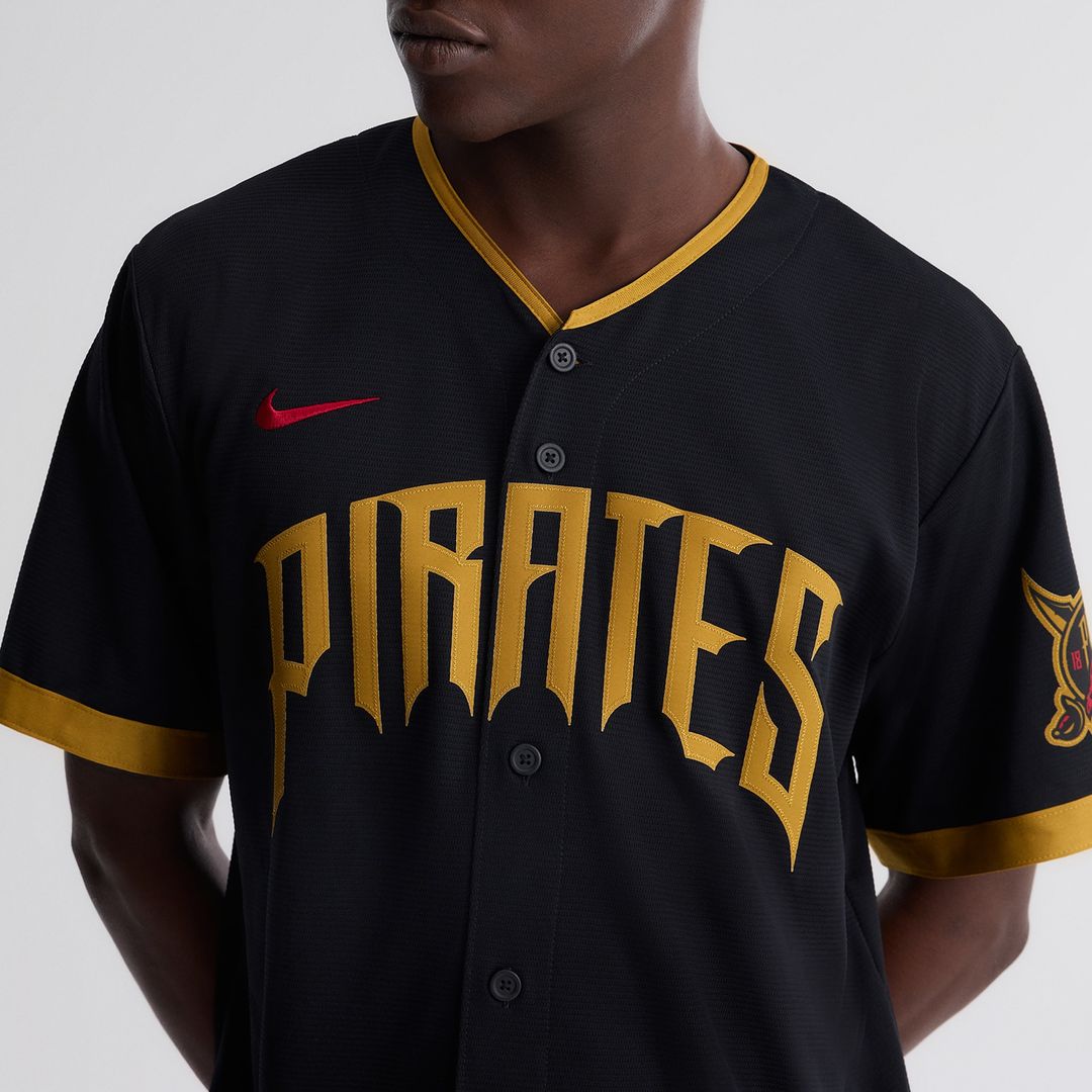 Pittsburgh Pirates Oneil Cruz Nike 2026 City Connect Stadium Jersey - Black Team Jersey Sports Fan Apparel