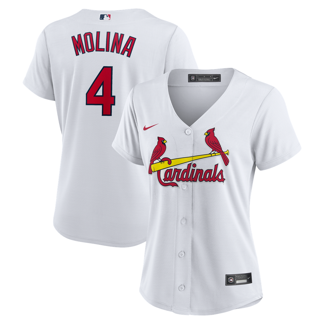 St. Louis Cardinals Yadier Molina Nike Women's Home Replica Jersey - White Team Jersey Sports Fan Apparel