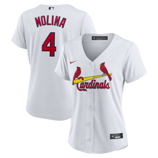 St. Louis Cardinals Yadier Molina Nike Women's Home Replica Jersey - White Team Jersey Sports Fan Apparel