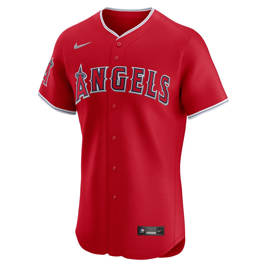 Los Angeles Angels Nike Alternate Elite Jersey - Red Team Jersey Sports Fan Apparel