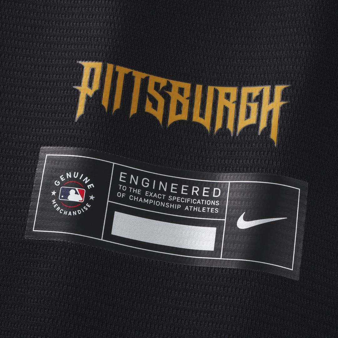 Pittsburgh Pirates Paul Skenes Nike 2026 City Connect Stadium Jersey - Black Team Jersey Sports Fan Apparel