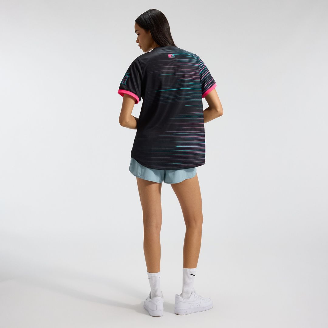Miami Marlins Nike Women's 2025 City Connect Limited Jersey - Black Team Jersey Sports Fan Apparel