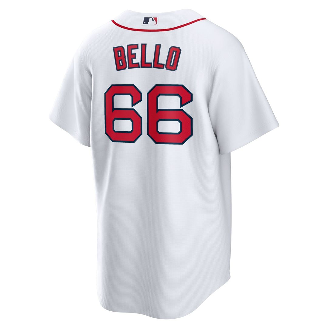 Boston Red Sox Brayan Bello Nike Home Replica Jersey - White Team Jersey Sports Fan Apparel