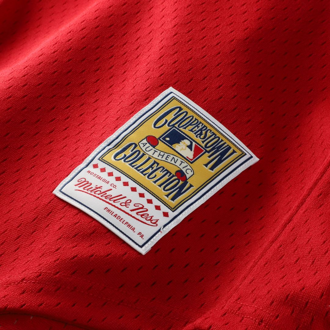 St. Louis Cardinals Ozzie Smith Mitchell & Ness Authentic Batting Practice Jersey - Scarlet Team Jersey Sports Fan Apparel