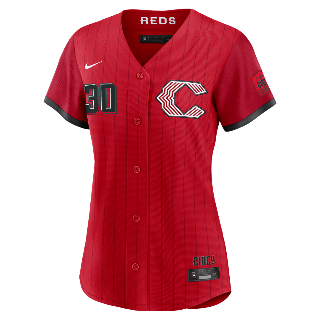Cincinnati Reds Ken Griffey Jr. Nike Women's 2026 City Connect Stadium Jersey - Red Team Jersey Sports Fan Apparel