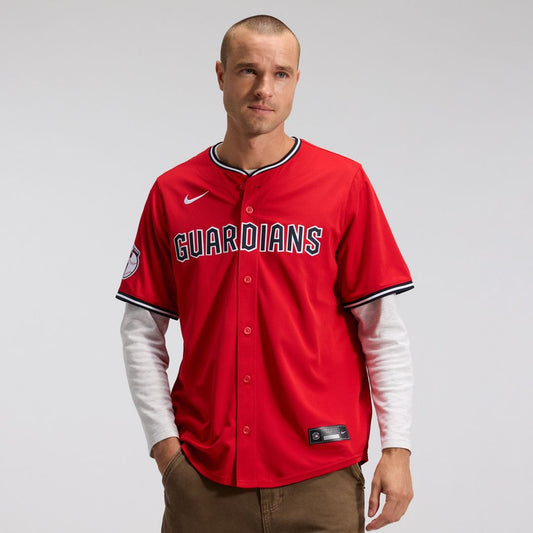 Cleveland Guardians Nike Alternate Limited Jersey - Red Team Jersey Sports Fan Apparel