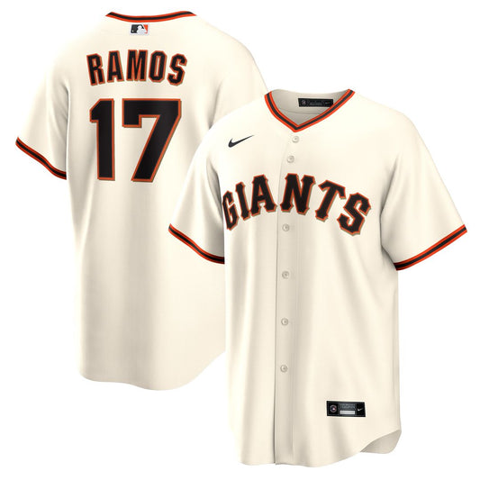 San Francisco Giants Heliot Ramos Nike Home Replica Jersey - Cream Team Jersey Sports Fan Apparel