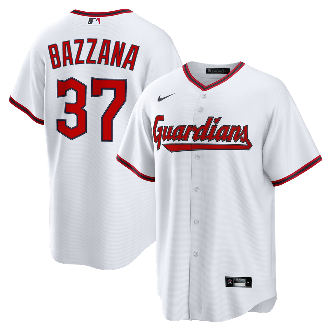Cleveland Guardians Travis Bazzana Nike Home Replica Jersey - White Team Jersey Sports Fan Apparel