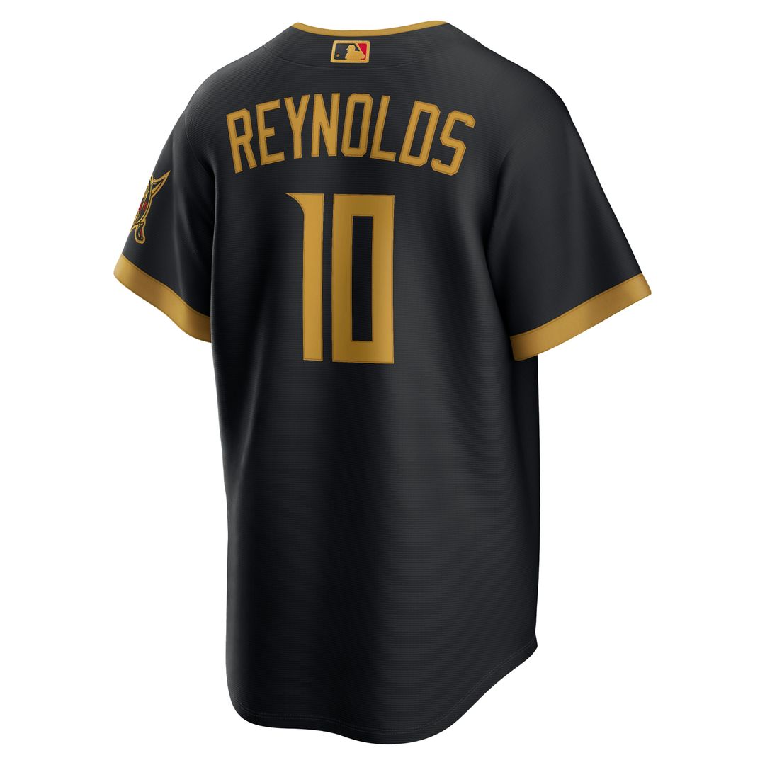 Pittsburgh Pirates Bryan Reynolds Nike 2026 City Connect Stadium Jersey - Black Team Jersey Sports Fan Apparel
