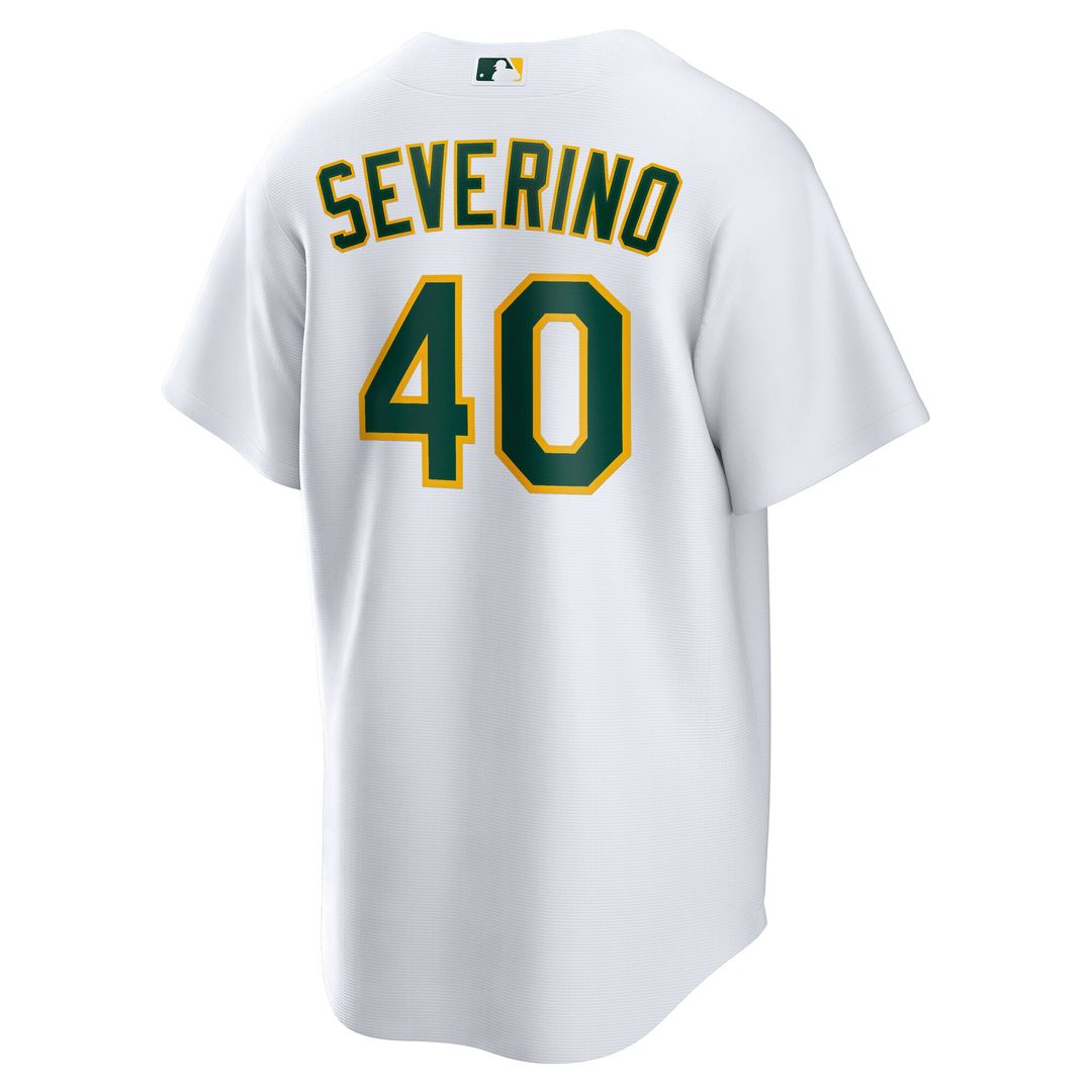Athletics Luis Severino Nike Home Replica Jersey - White Team Jersey Sports Fan Apparel