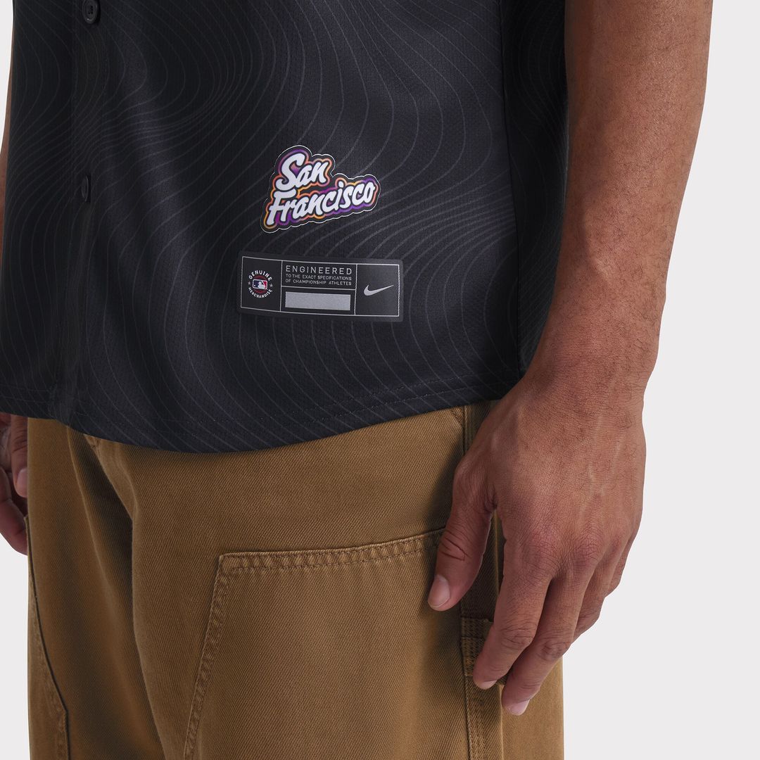 San Francisco Giants Nike 2025 City Connect Limited Jersey - Anthracite Team Jersey Sports Fan Apparel