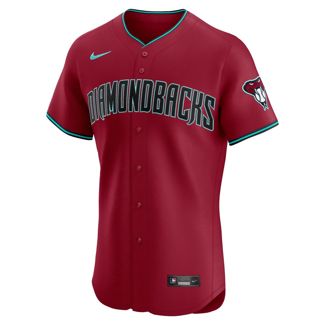 Arizona Diamondbacks Nike Alternate 2 Elite Jersey - Red Team Jersey Sports Fan Apparel