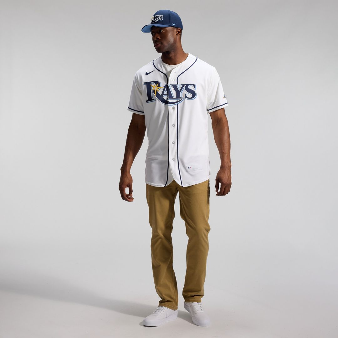 Tampa Bay Rays Nike Home Authentic Jersey - White Team Jersey Sports Fan Apparel
