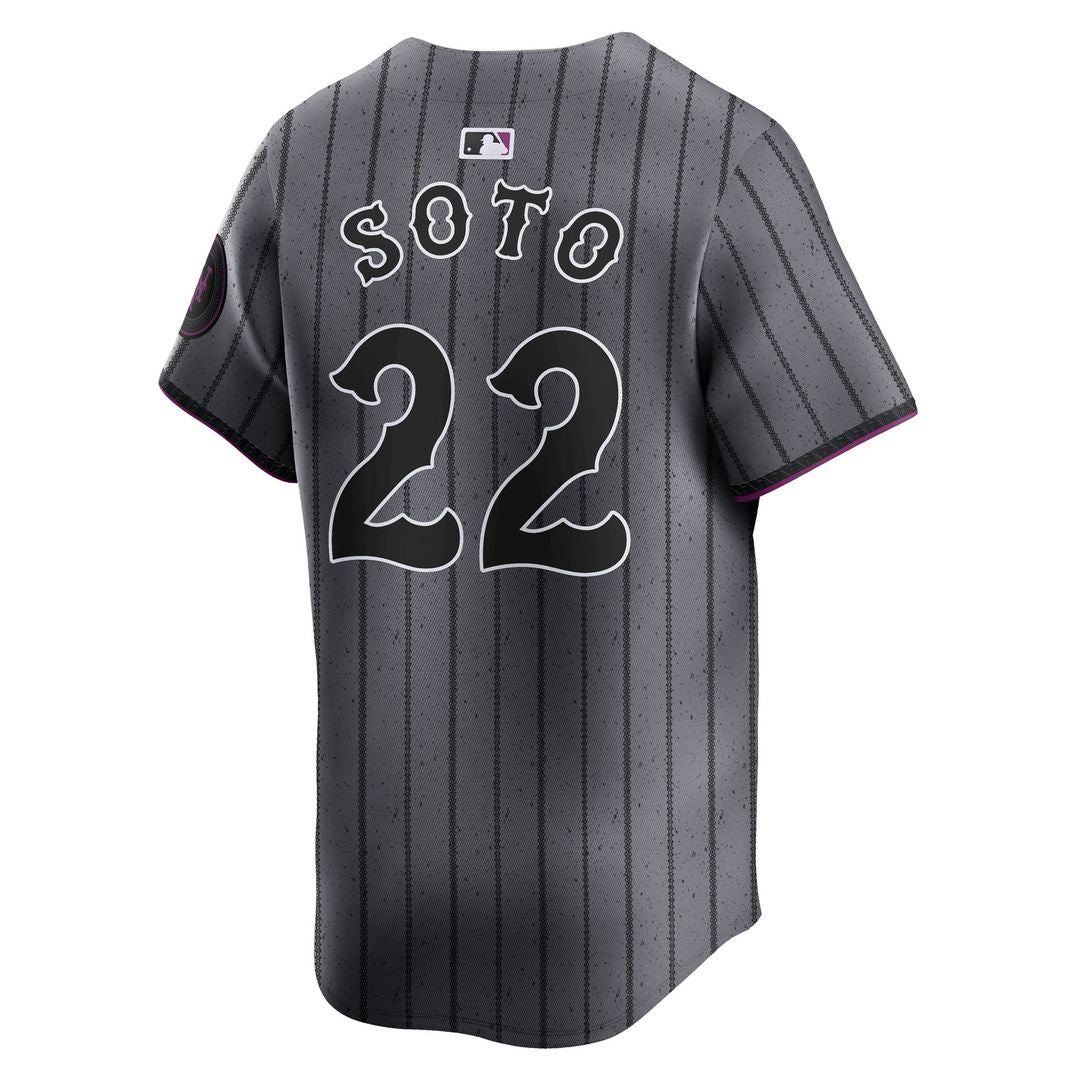 New York Mets Juan Soto Nike City Connect Limited Jersey - Gray Team Jersey Sports Fan Apparel