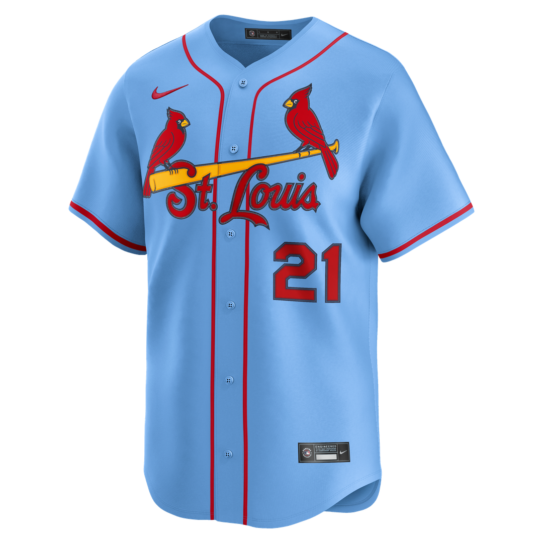 St. Louis Cardinals Lars Nootbaar Nike Alternate Limited Jersey - Light Blue Team Jersey Sports Fan Apparel