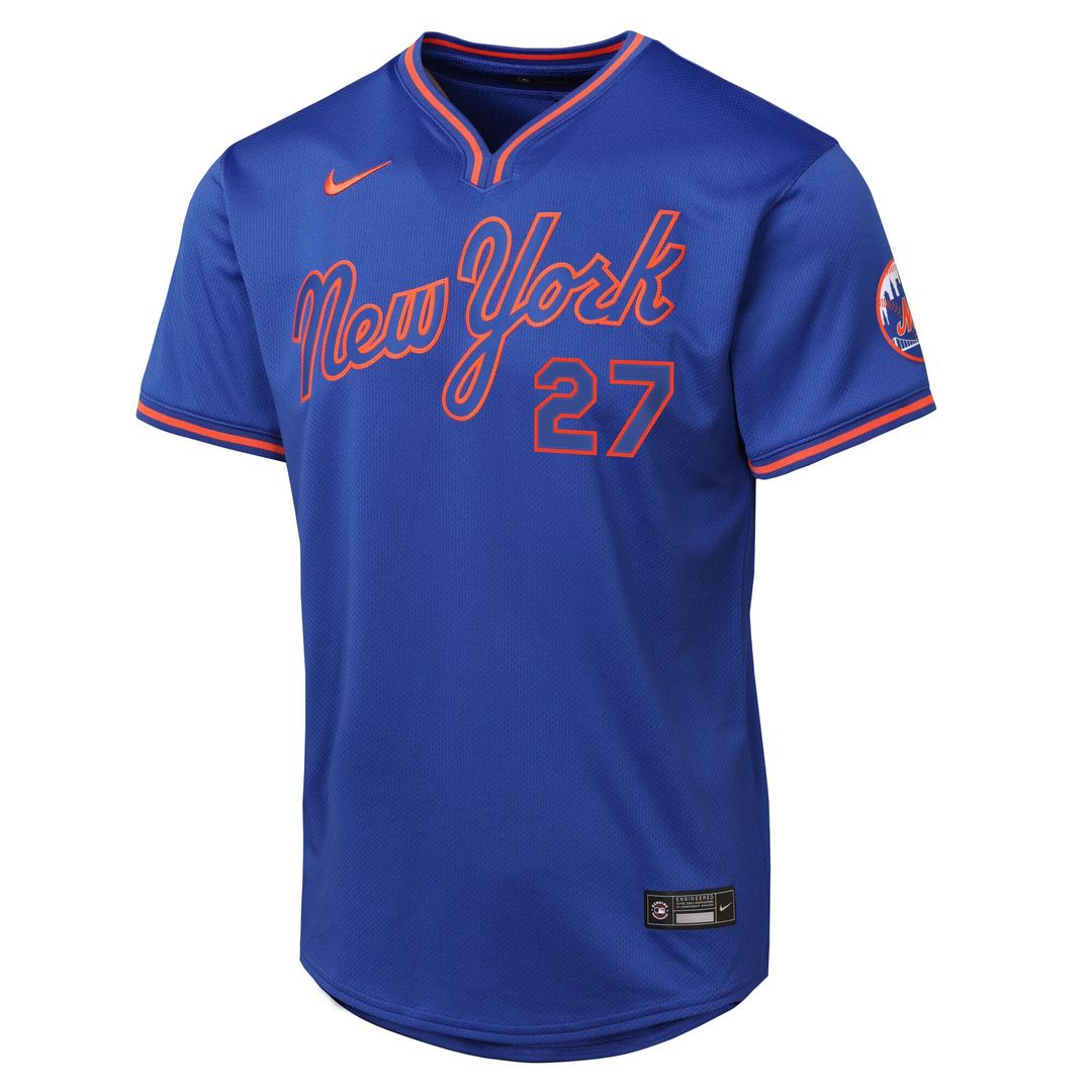 New York Mets Mark Vientos Nike Youth Alternate 2 Limited Jersey - Royal Team Jersey Sports Fan Apparel
