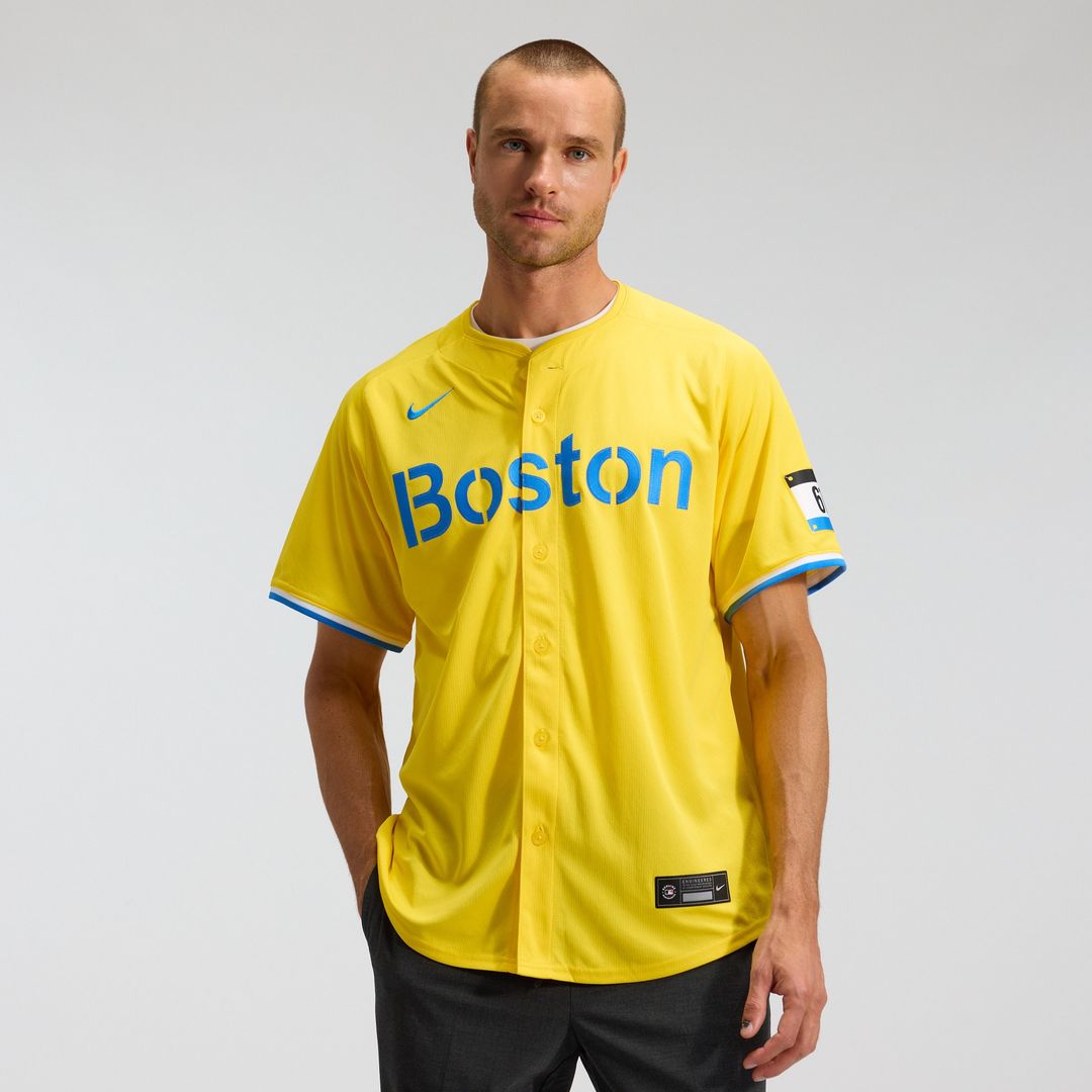 Boston Red Sox Nike City Connect Limited Jersey - Gold Team Jersey Sports Fan Apparel