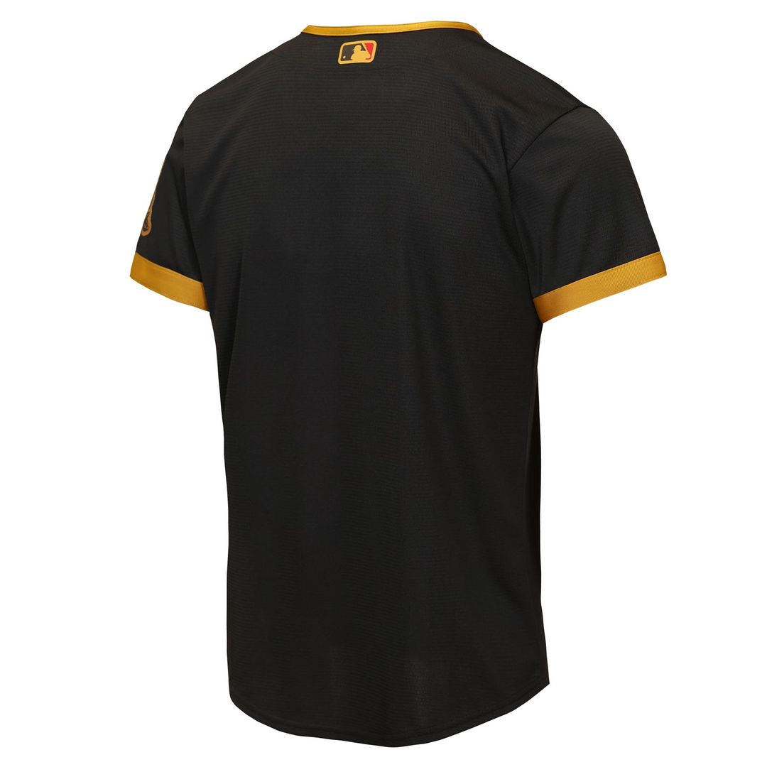 Pittsburgh Pirates Nike Youth 2026 City Connect Stadium Jersey - Black Team Jersey Sports Fan Apparel