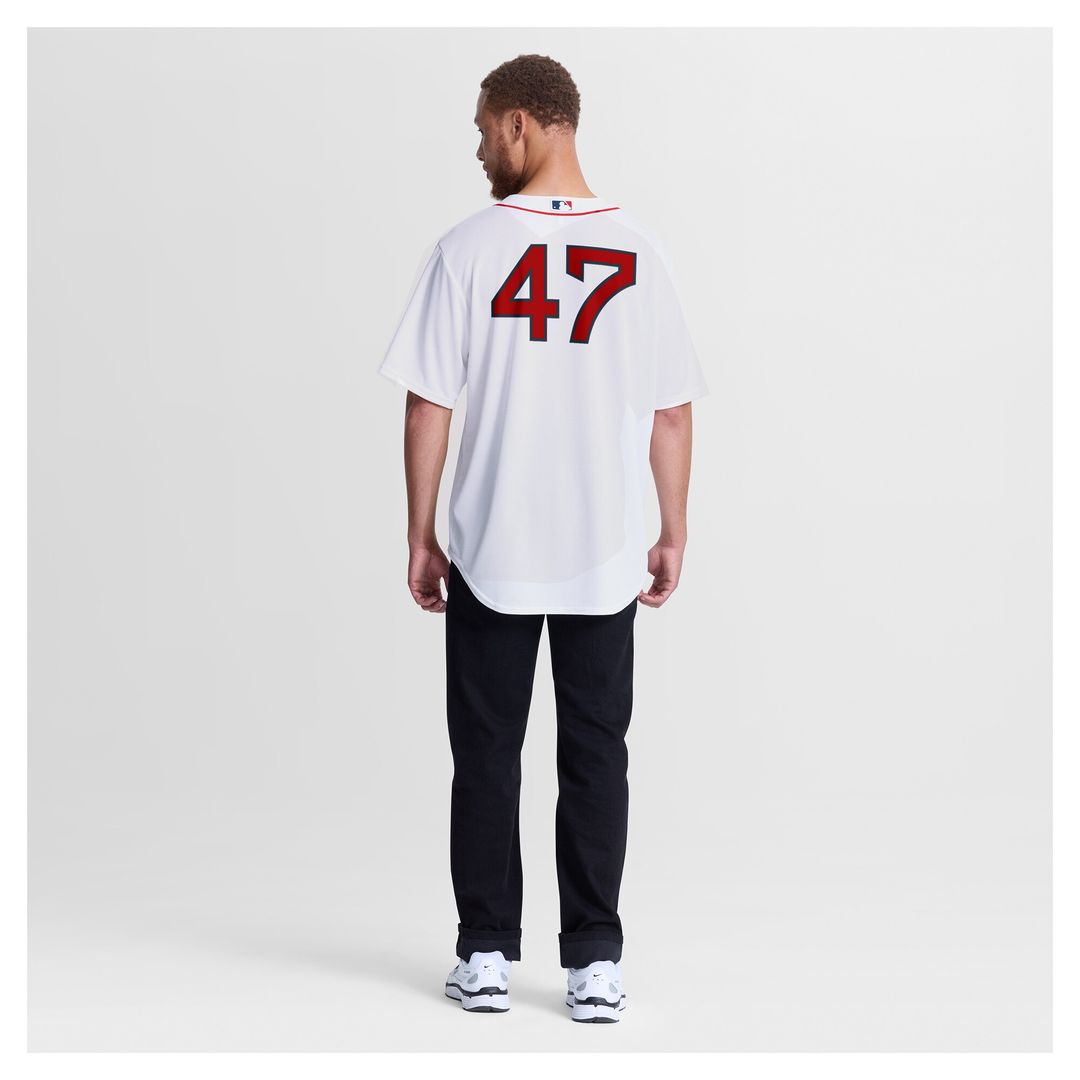 Boston Red Sox Jovani Moran Nike Home Replica Jersey - White Team Jersey Sports Fan Apparel