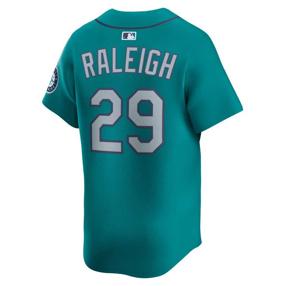 Seattle Mariners Cal Raleigh Nike Alternate Limited Jersey - Teal Team Jersey Sports Fan Apparel
