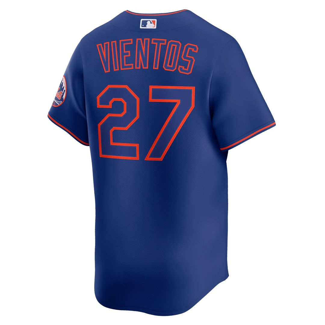 New York Mets Mark Vientos Nike Alternate Limited Player Jersey - Royal Team Jersey Sports Fan Apparel