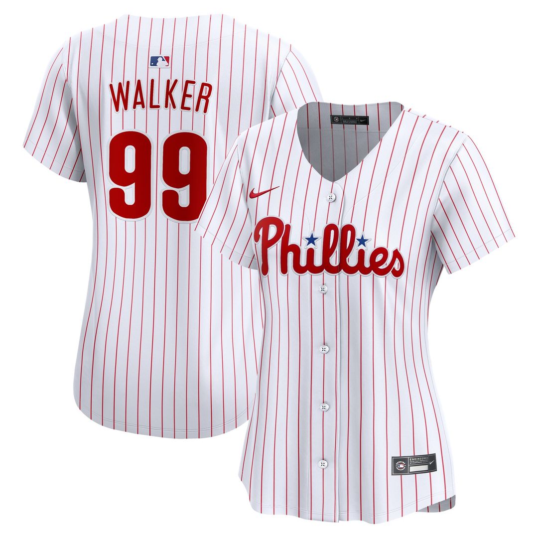 Philadelphia Phillies Taijuan Walker Nike Women's Home Limited Player Jersey - White Team Jersey Sports Fan Apparel