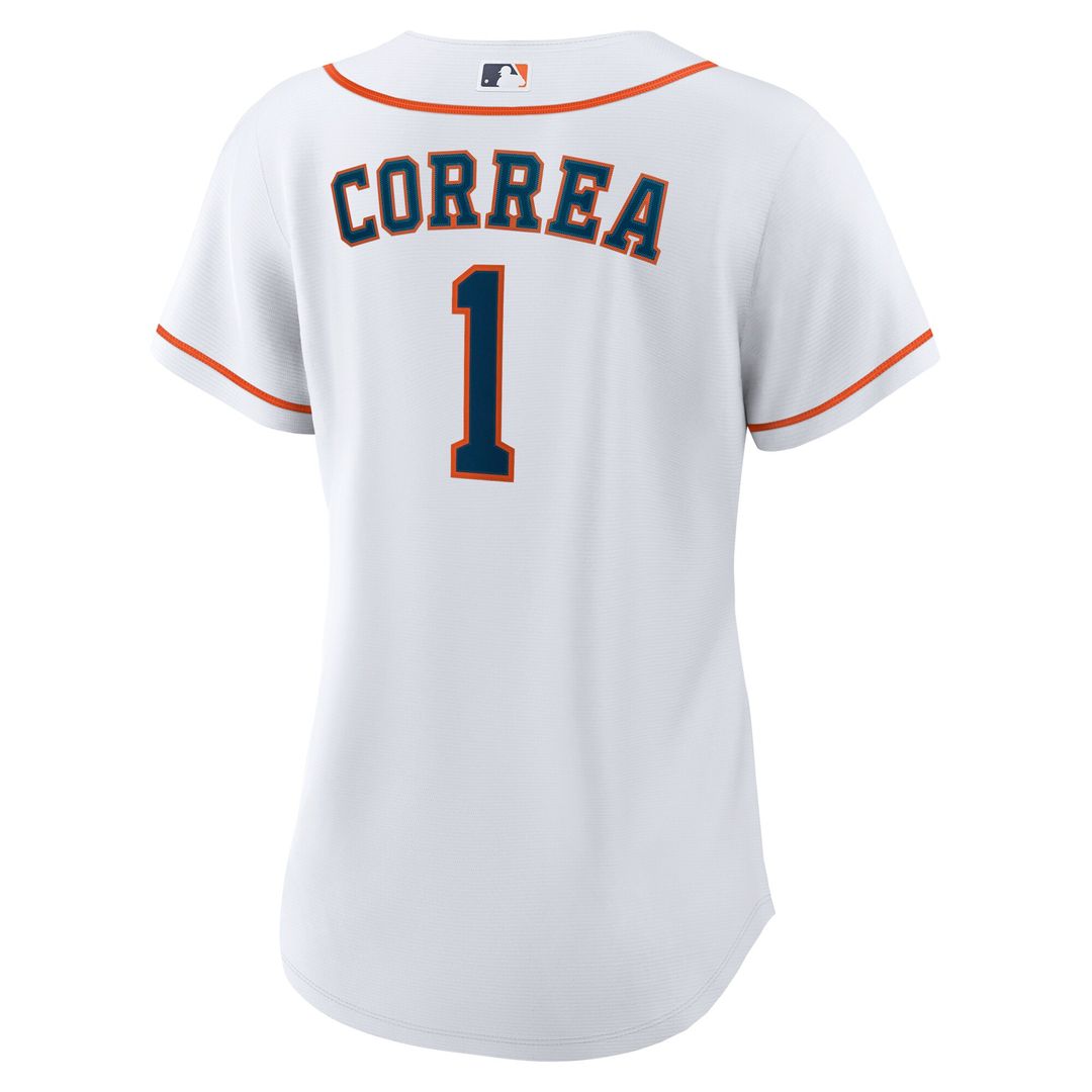 Houston Astros Carlos Correa Nike Women's Home Replica Jersey - White Team Jersey Sports Fan Apparel