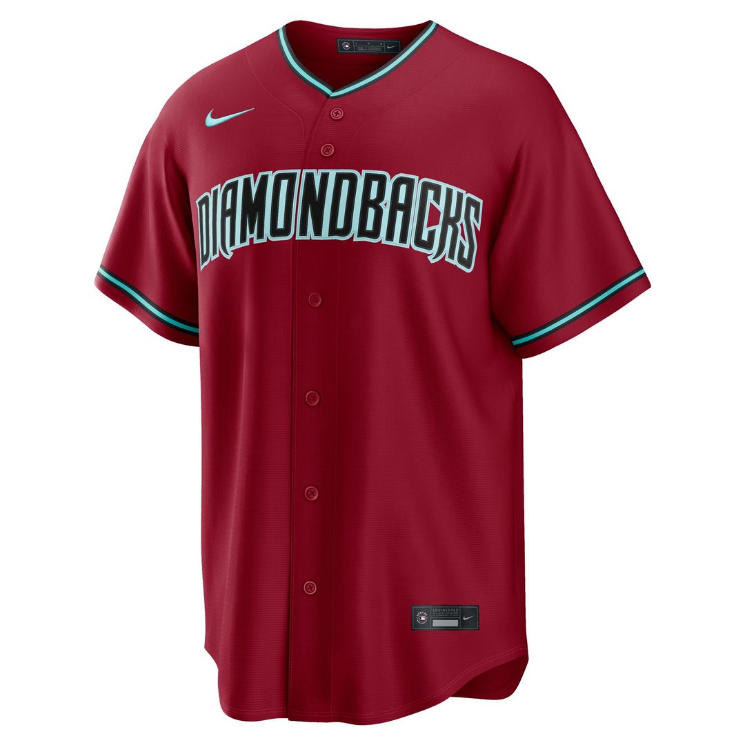 Arizona Diamondbacks Corbin Carroll Nike Alternate 2 Replica Jersey - Crimson Team Jersey Sports Fan Apparel