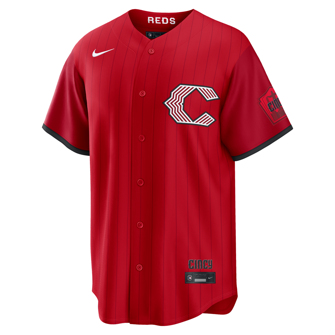 Cincinnati Reds Nike 2026 City Connect Stadium Jersey - Red Team Jersey Sports Fan Apparel