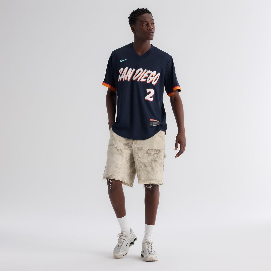 San Diego Padres Xander Bogaerts Nike 2026 City Connect Stadium Jersey - Obsidian Team Jersey Sports Fan Apparel