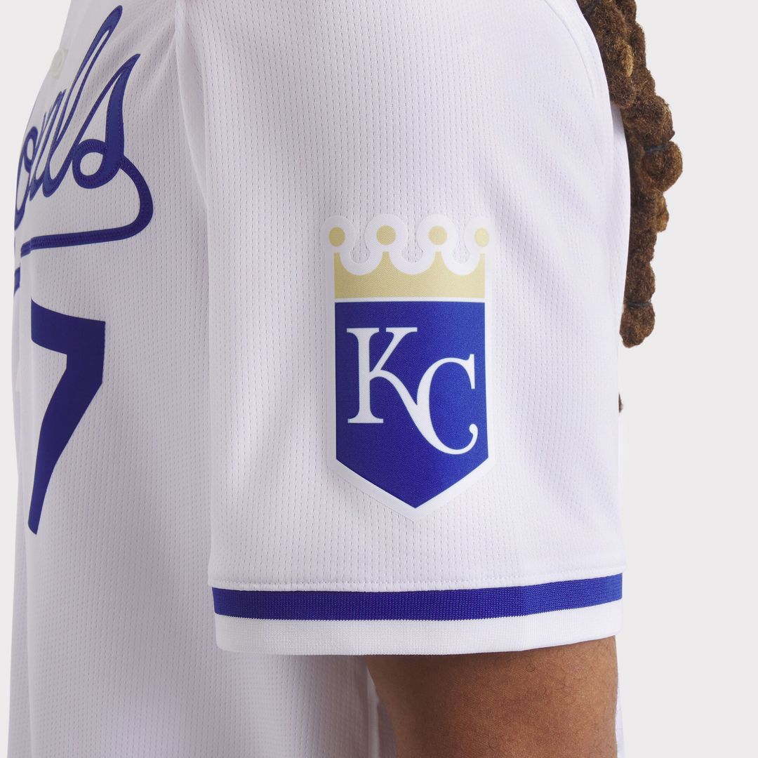 Kansas City Royals Bobby Witt Jr. Nike Home Limited Player Jersey - White Team Jersey Sports Fan Apparel