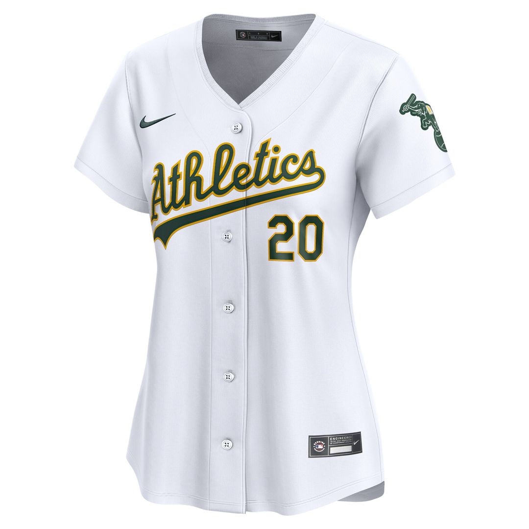 Athletics Zack Gelof Nike Women's Home Limited Player Jersey - White Team Jersey Sports Fan Apparel