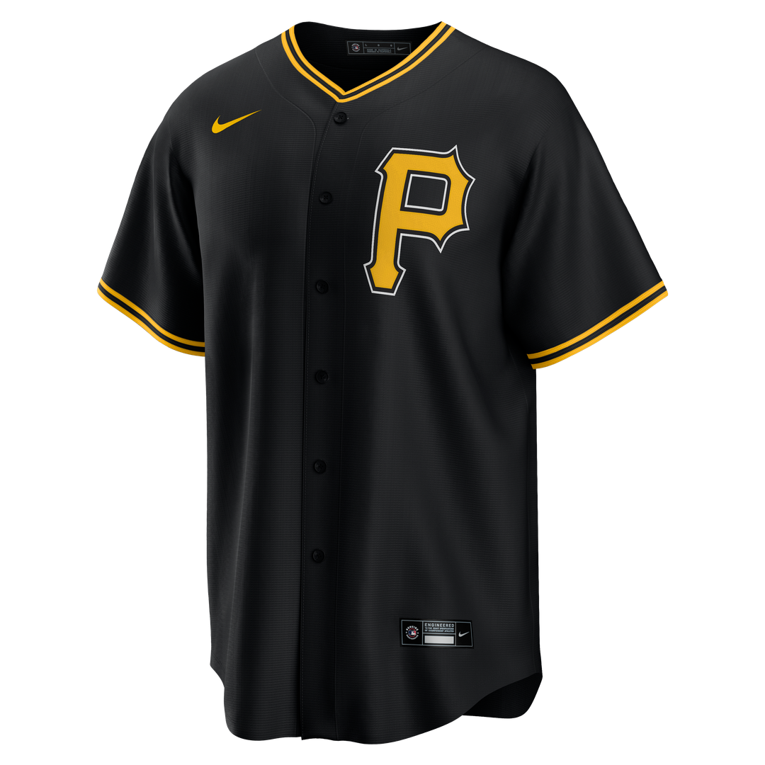 Pittsburgh Pirates Nike Alternate Replica Team Jersey - Black Team Jersey Sports Fan Apparel