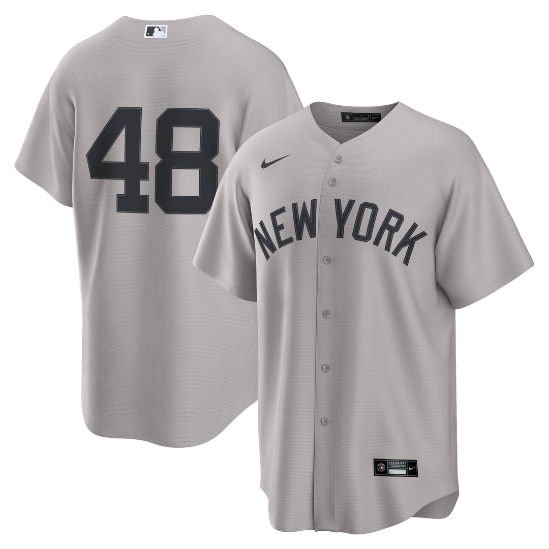New York Yankees Paul Goldschmidt Nike Road Replica Jersey - Gray Team Jersey Sports Fan Apparel