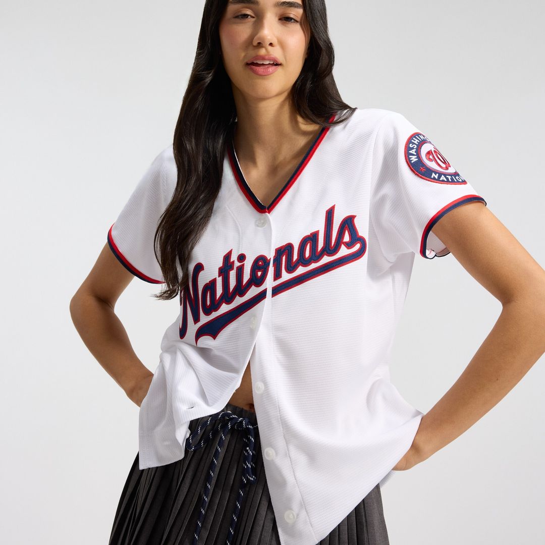 Washington Nationals CJ Abrams Nike Women's Home Replica Player Jersey - White Team Jersey Sports Fan Apparel