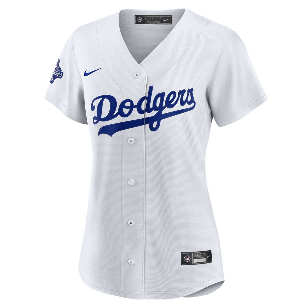 Los Angeles Dodgers Yoshinobu Yamamoto Nike Women's 2025 World Series Champions Home Replica Jersey - White Team Jersey Sports Fan Apparel