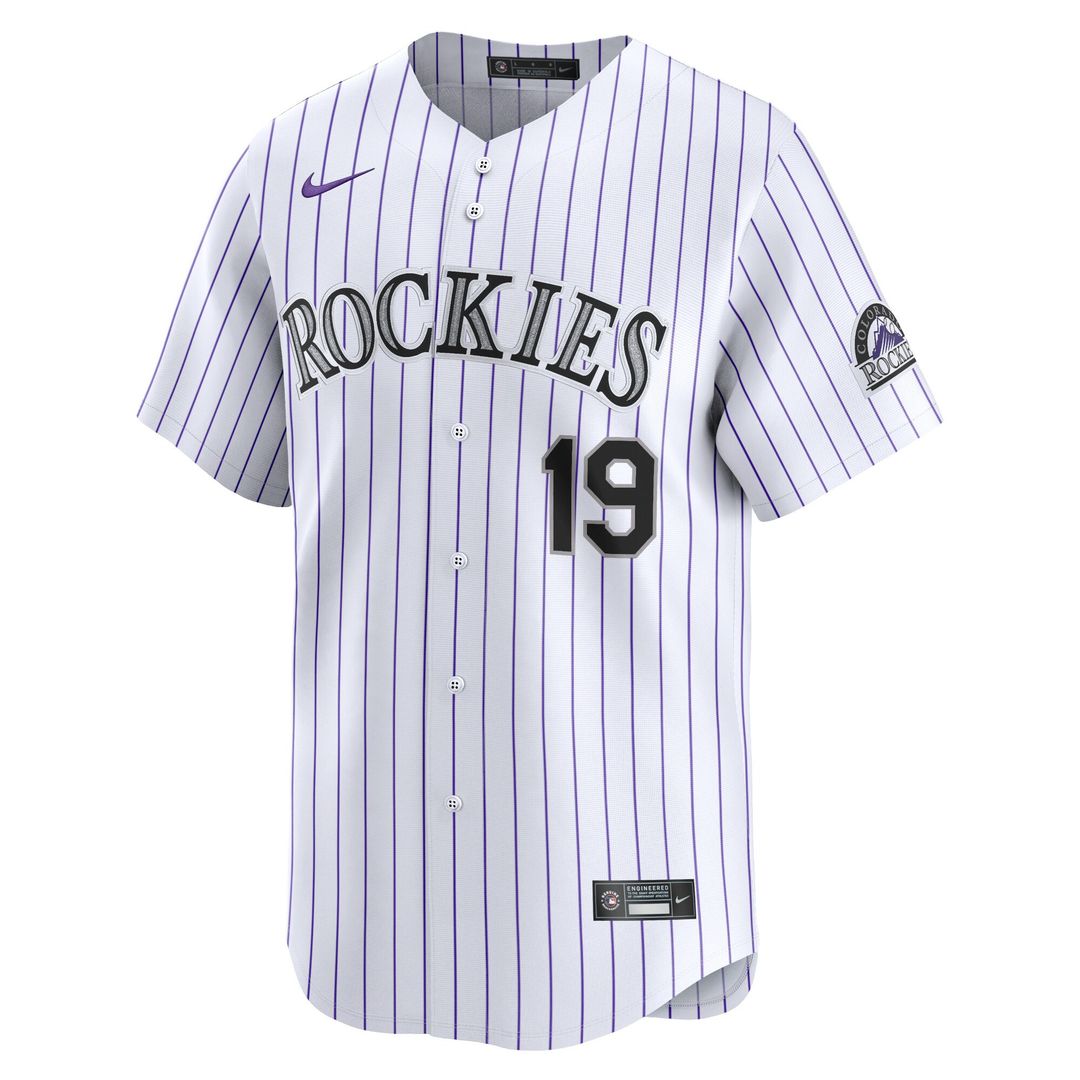 Colorado Rockies Charlie Blackmon Nike Youth Home Limited Player Jersey - White Team Jersey Sports Fan Apparel