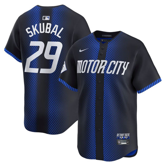Detroit Tigers Tarik Skubal Nike City Connect Limited Jersey - Navy Team Jersey Sports Fan Apparel