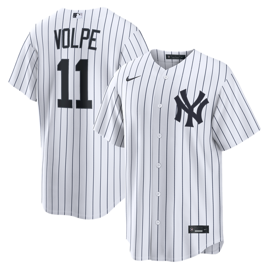 New York Yankees Anthony Volpe Nike Home Replica Jersey - White Team Jersey Sports Fan Apparel