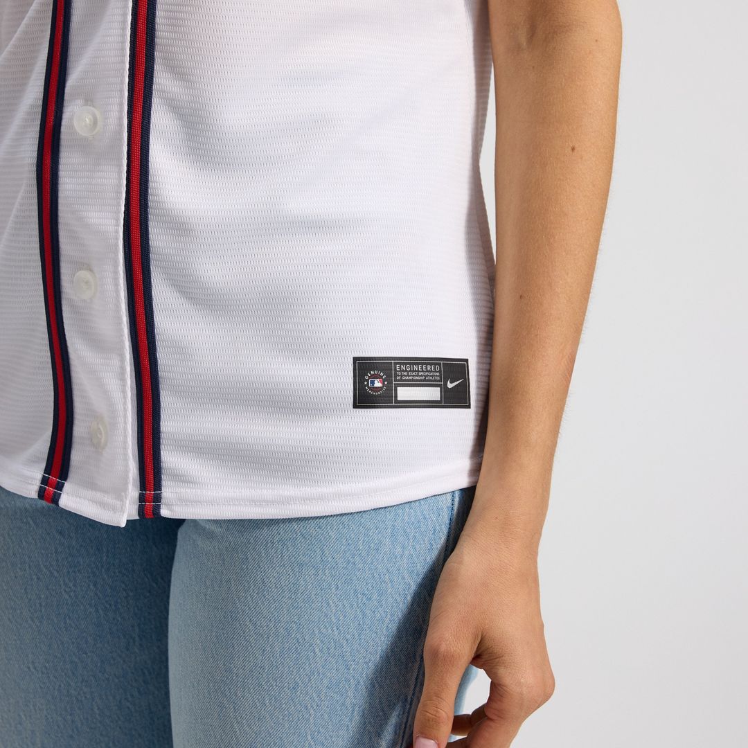 Atlanta Braves Nike Women's Home Replica Team Jersey - White Team Jersey Sports Fan Apparel
