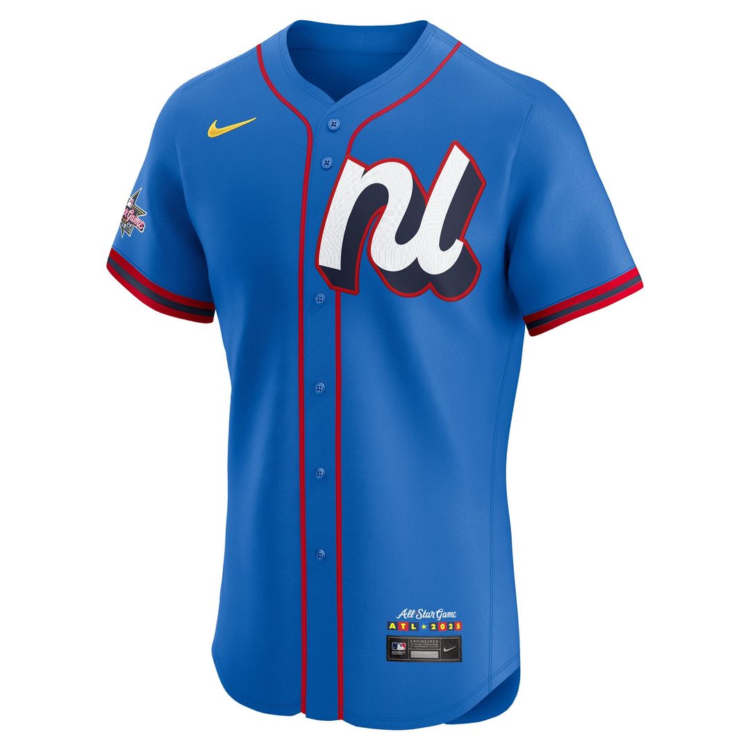 National League Nike 2025 All - Star Edition Elite Jersey - Blue Team Jersey Sports Fan Apparel