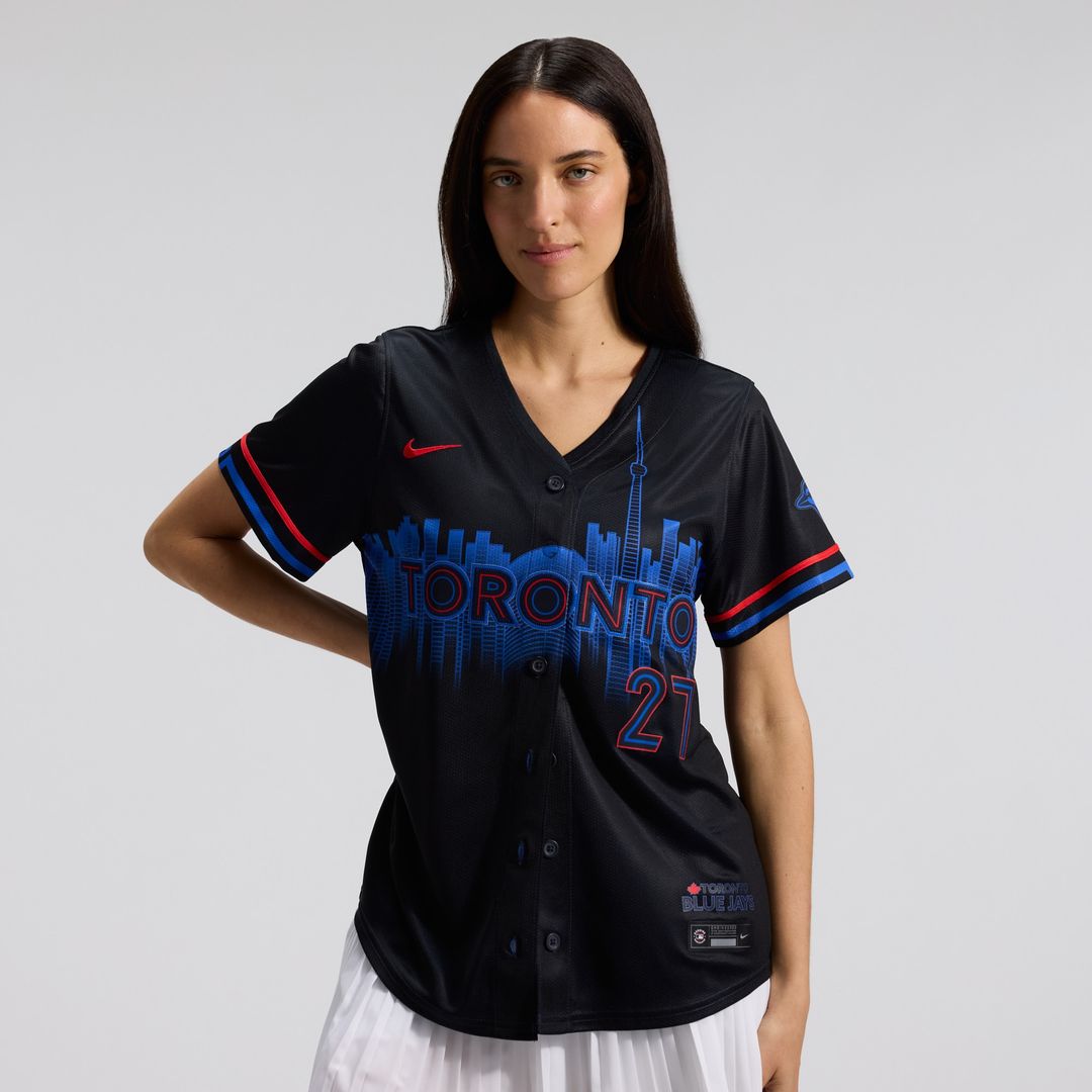 Toronto Blue Jays Vladimir Guerrero Jr. Nike Women's 2024 City Connect Limited Player Jersey - Navy Team Jersey Sports Fan Apparel