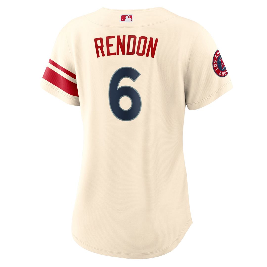 Los Angeles Angels Anthony Rendon Nike Women's City Connect Replica Player Jersey - Cream Team Jersey Sports Fan Apparel