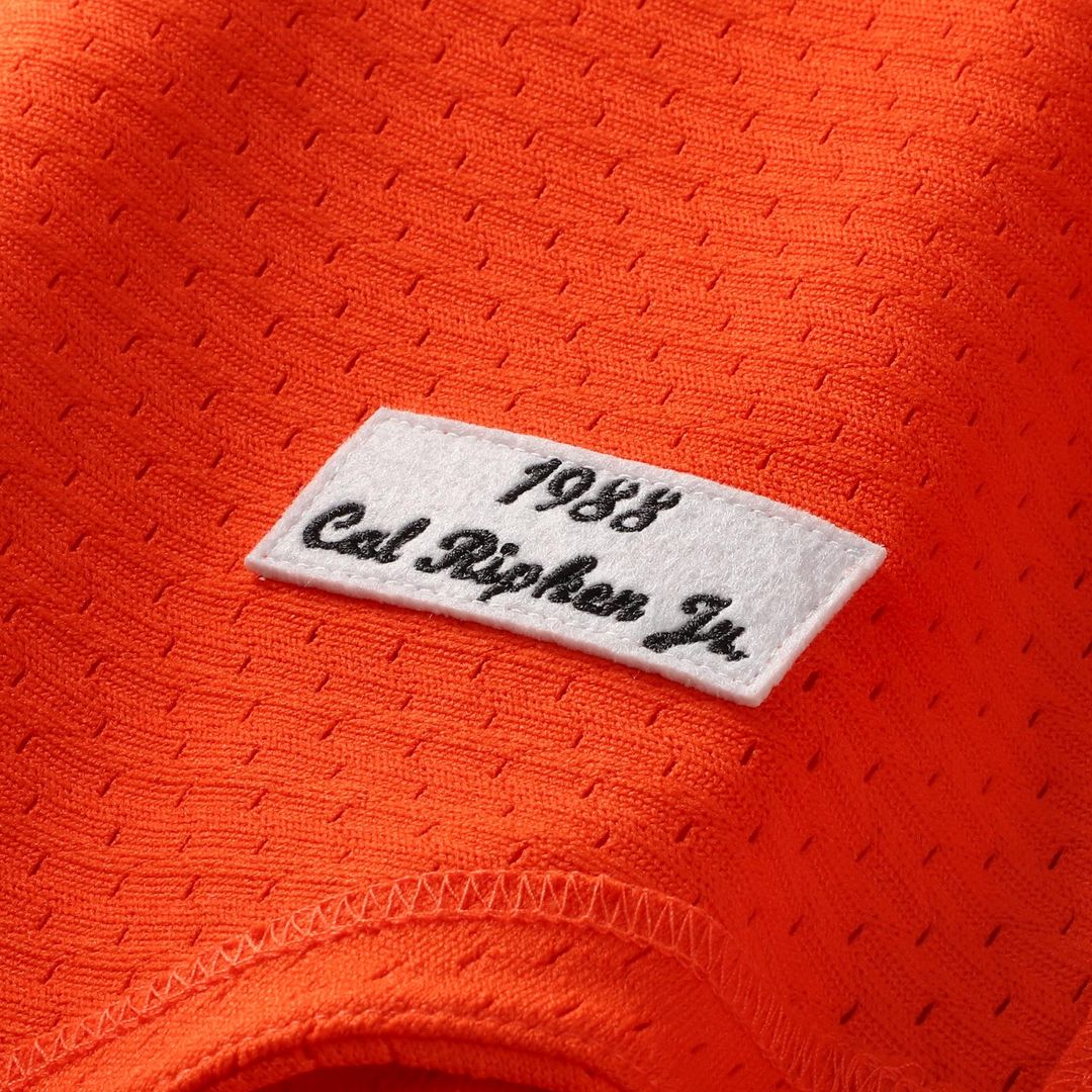 Baltimore Orioles Cal Ripken Jr. Profile Big & Tall Cooperstown Mesh Batting Practice Jersey - Orange Team Jersey Sports Fan Apparel