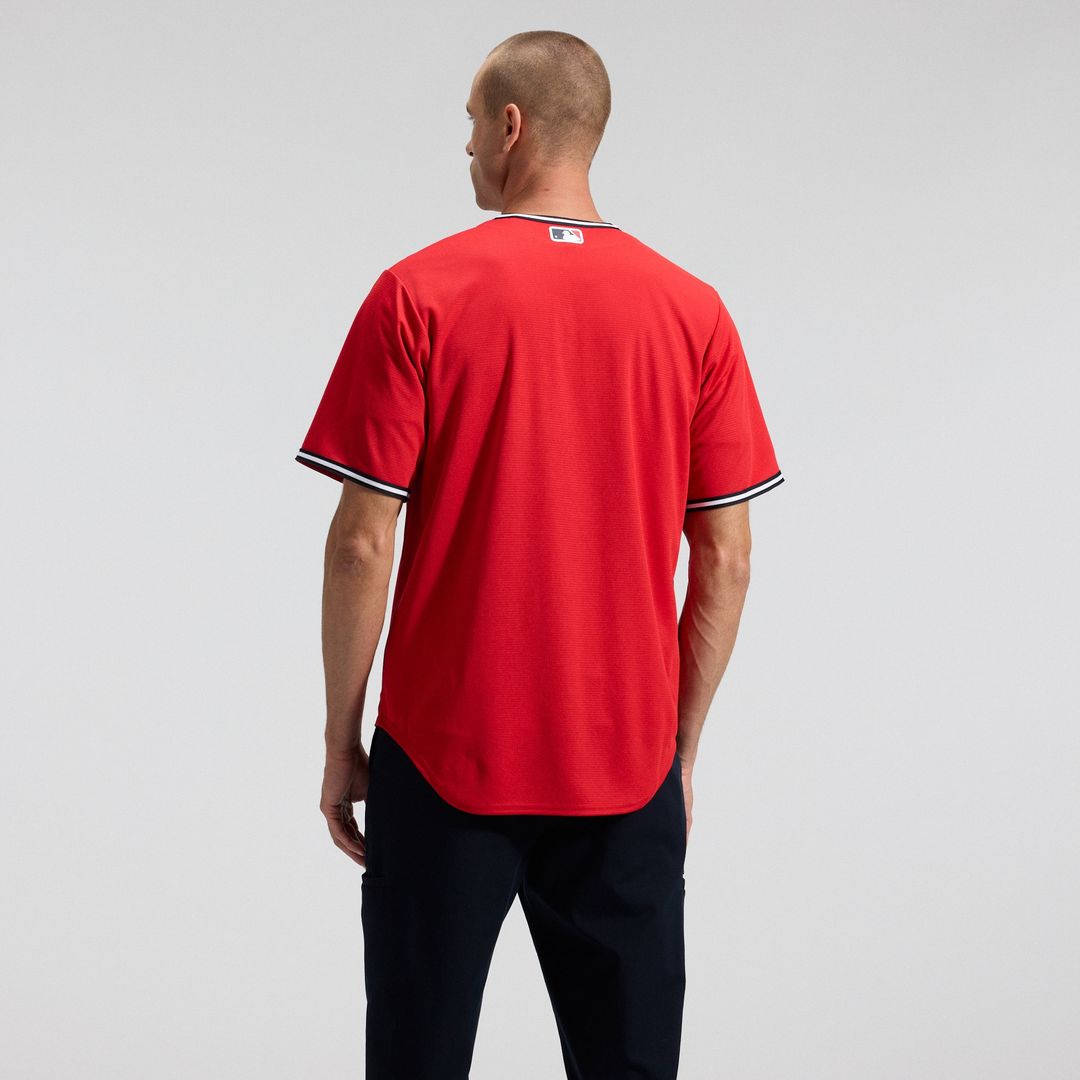 Cleveland Guardians Nike Alternate 2 Replica Jersey - Red Team Jersey Sports Fan Apparel