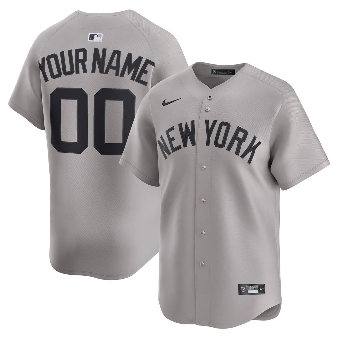 New York Yankees Nike Home Limited Custom Jersey - White Team Jersey Sports Fan Apparel